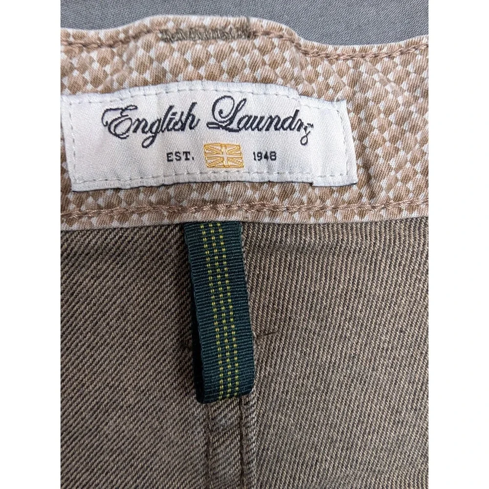 English Laundry Men's 38×30 Tan Casual  Chino Pants